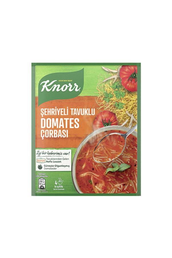Knorr Şehriyeli Tavuklu Hazır Domates Çorbası (67 G) X4 Adet - Image 1