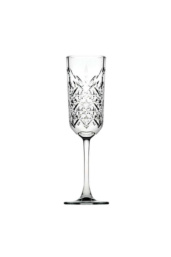 Paşabahçe 440356 timeless ayaklı flüt kadeh - 4 lü şampanya kadehi özel seri - Image 1