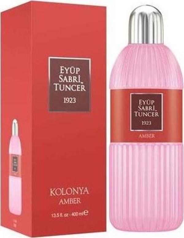 Eyüp Sabri Tuncer Amber Kolonyası 400 Ml Silindir Cam Şişe - Image 1