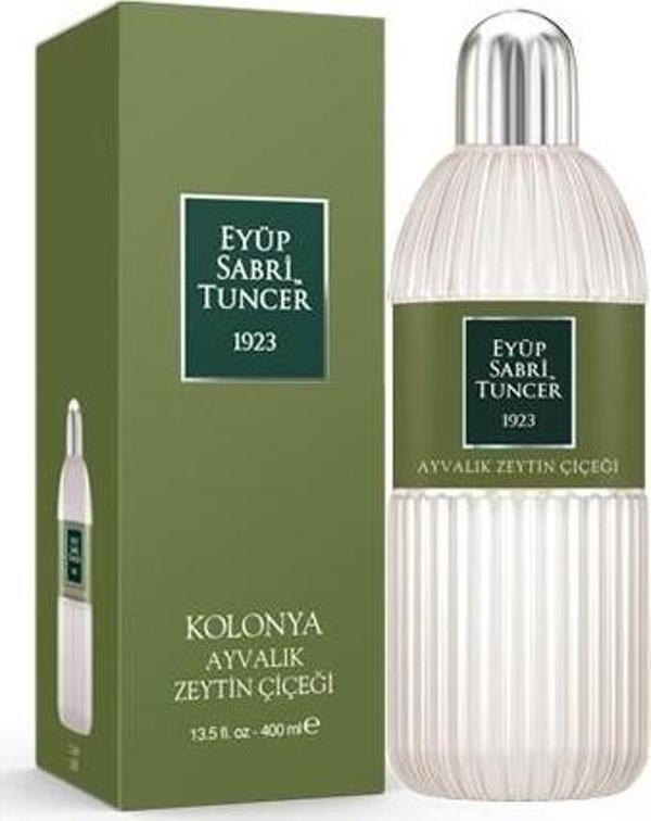 Eyüp Sabri Tuncer Ayvalık Zeytin Çiçeği Kolonyası 400 Ml Silindir Cam Şişe - Image 1