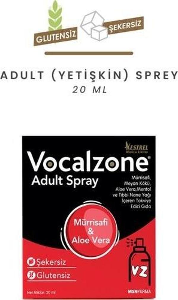 Vocalzone Adult (Yetişkin) Sprey 20 Ml - Image 1