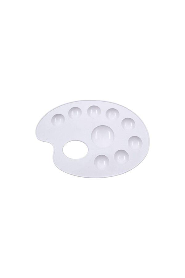 Oyun Ve Sanat Resim Boya Paleti - Plastik Palet, Okul Ressam Baleti Büyük Boy - Image 1