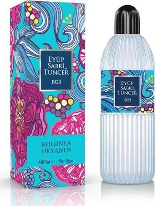 Eyüp Sabri Tuncer Okyanus Kolonyası Silindir Pet Şişe 400Ml - Image 1