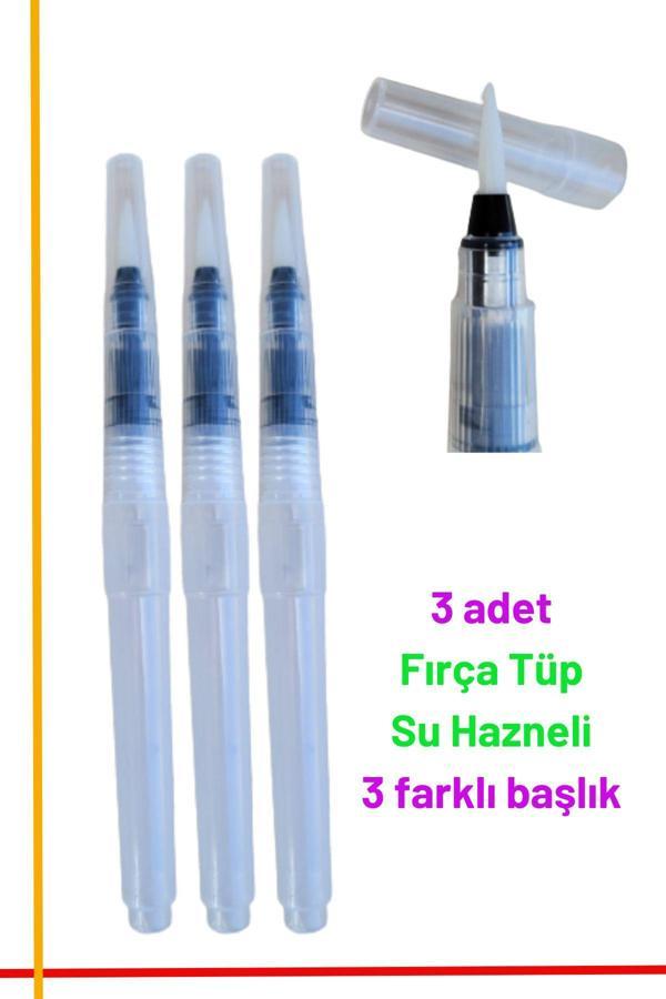 O&S Oyun Ve Sanat Eğlen-Üret Kaligrafi Sulu Boya Hat Fırçası Tüp, Su Hazneli Fırça Kalem, Doldurulabilir Sulu Boya Fırçası. - Image 1