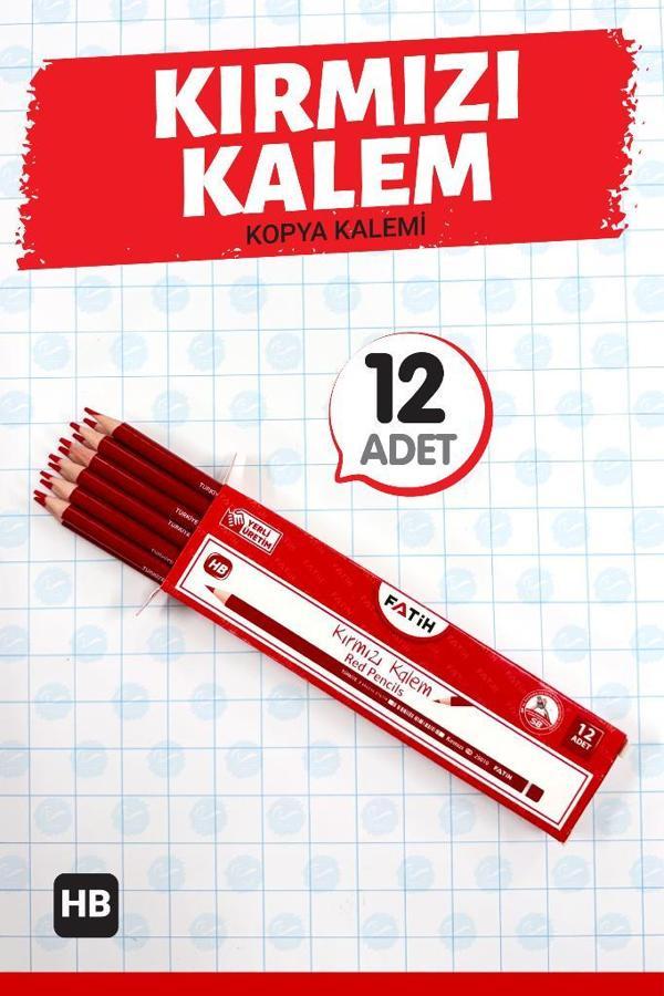 Kopya Kırmızı Kalem 1 Düzine (12 ADET) - Image 1