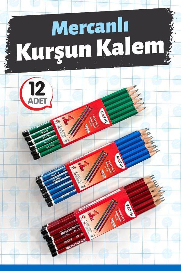 Mercanlı Kurşun Kalem 12 Li - Image 1
