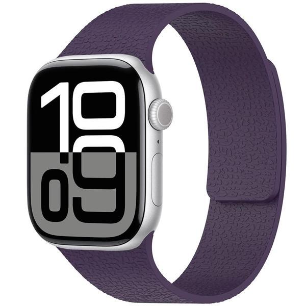 Apple Watch 42mm Zore KRD-136 Kabartma Desenli Silikon Kordon - Image 1