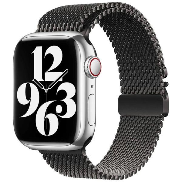 Apple Watch 42mm Zore KRD-121 Metal Hasır Kordon - Image 1
