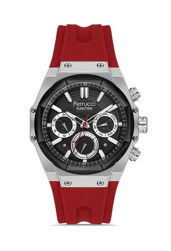 Ferrucci Silikon Kordonlu Erkek Kol Saati FCF 03549S.02-F608 - Image 1