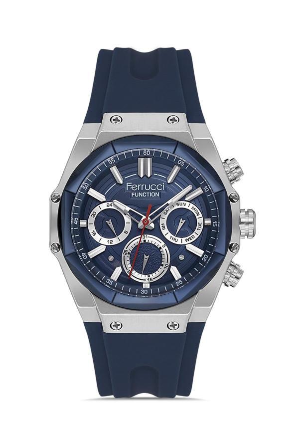 Ferrucci Silikon Kordonlu Erkek Kol Saati FCF 03549S.03-F609 - Image 1