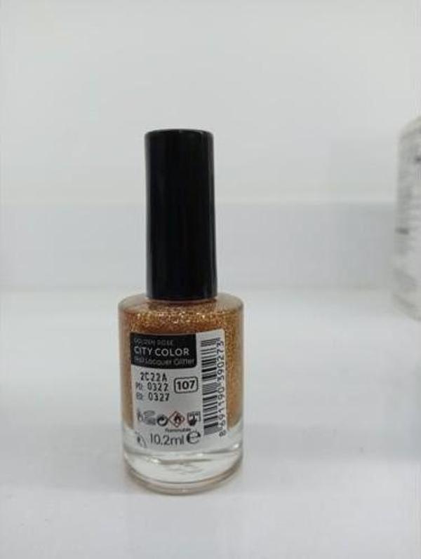 Golden Rose Gold Simli Oje107 - Image 1