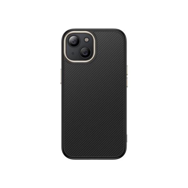 Apple iPhone 14 Kılıf M-safe Şarj Özellikli Karbon Fiber Görünümlü Zore Antina Kapak - Image 1