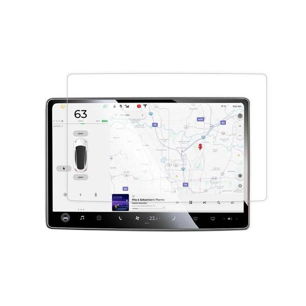 Tesla Model Y Zore Araç Multimedya Temperli Cam Ekran Koruyucu - Image 1