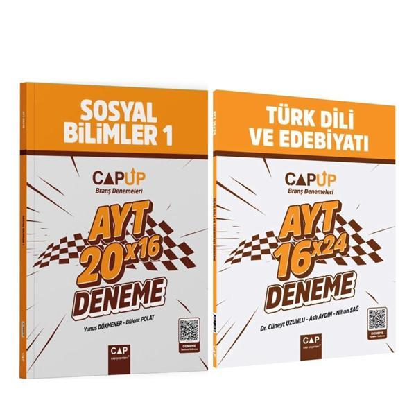 Çap Yayınları AYT Sosyal Bilimler 1 20 X 16 Up ve Edebiyat Deneme Seti 2 Kitap - Çap Yayınları - Image 1