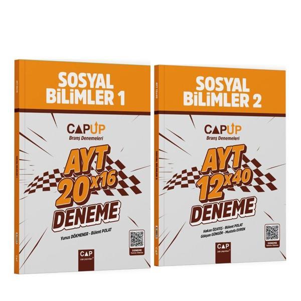 Çap Yayınları AYT Sosyal Bilimler 1 ve 2 Deneme Seti 2 Kitap - Çap Yayınları - Image 1