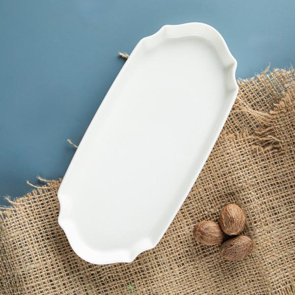 Aryıldız Lunar Kare Oval Zeytin Servis Tabağı 20 cm - Image 1