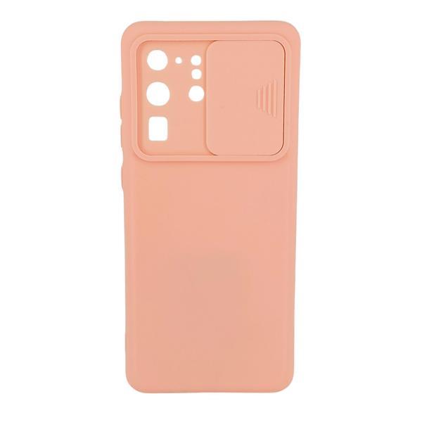 Samsung Galaxy S20 Ultra Uyumlu Kamera Sürgülü Mat Silikon Kılıf - Image 1