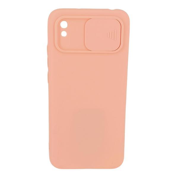 Xiaomi Redmi 9A Uyumlu Kamera Sürgülü Mat Silikon Kılıf - Image 1