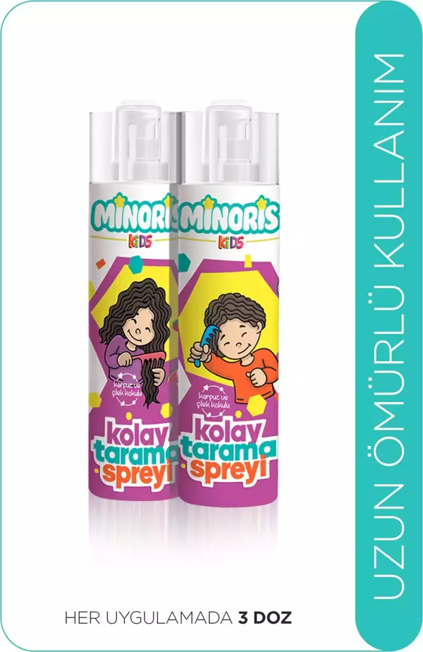 Minoris Kids Organik Kolay Tarama Saç Spreyi - Image 1