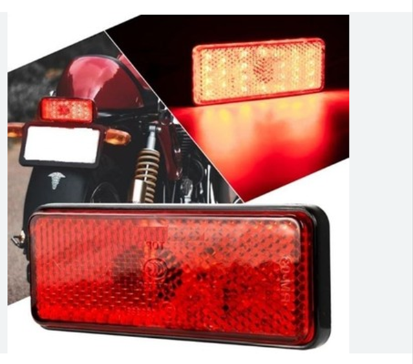 Motosiklet Arka Fren Lambası ister Sabit ister Çakar Modlu 18 Ledli - Image 1