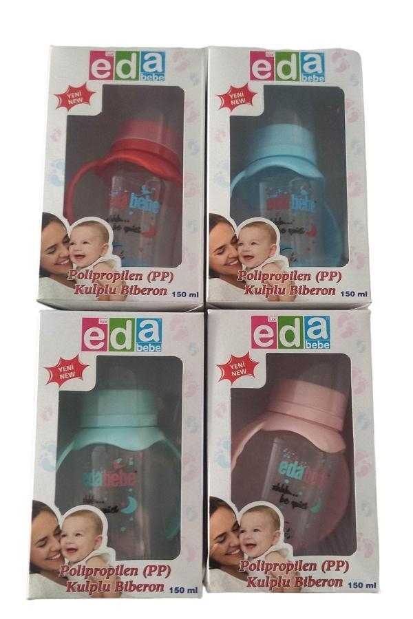 Eda Bebek Kulplu Biberon 150Ml 4Adet - Image 1