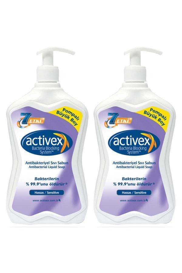 Activex Antibakteriyel Sıvı Sabun 2Li Set Hassas 2 X 700 Ml - Image 1