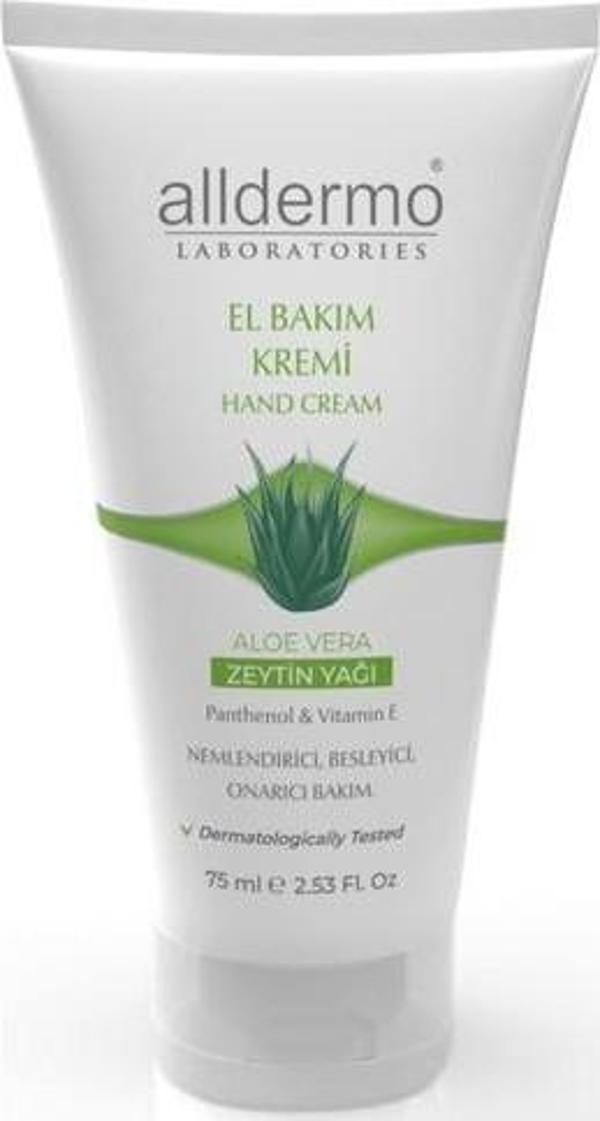 Alldermo El Bakım Kremi 75 Ml Aloevera - Zeytin Yağlı - Image 1