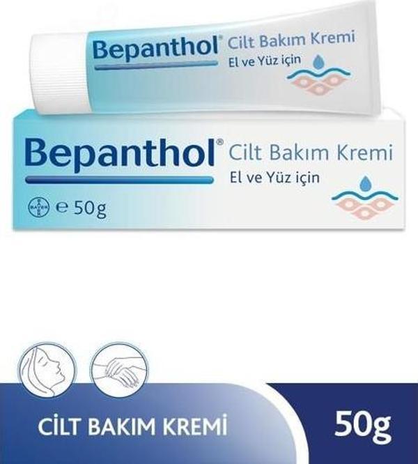 Bepanthol Cilt Bakım Kremi El Ve Yüz Için  50G - Image 1