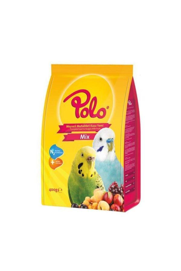 Polo Meyveli Muhabbet Kuşu Yemi 400 Gr X 5 Adet - Image 1