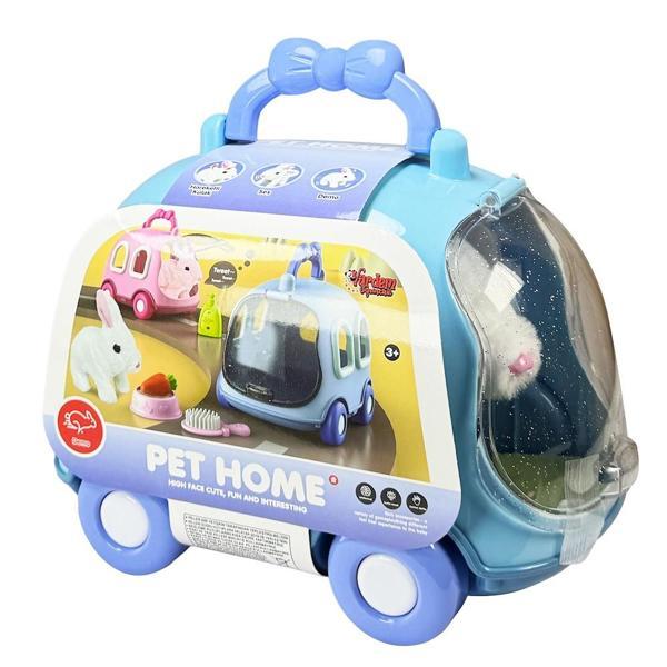 Vardem Oyuncak Taşıma Çantalı Sesli Hareketli Tavşan Set Vrd-Jnd-6800 - Image 1