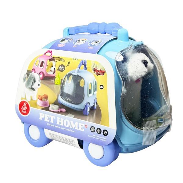 Vardem Oyuncak Taşıma Çantalı Sesli Hareketli Köpek Ve Arabalı Köpek Evi Vrd-Jnd-6802 - Image 1