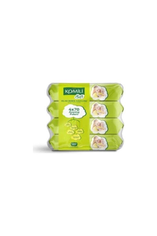 Komili Soft Islak Havlu 4 X 70 - Image 1
