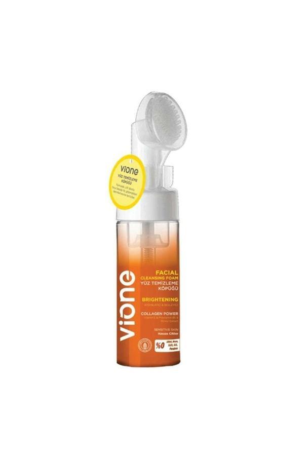 Vione Aydınlatıcı Fırçalı Yüz Temizleme Köpüğü 150 Ml - Image 1