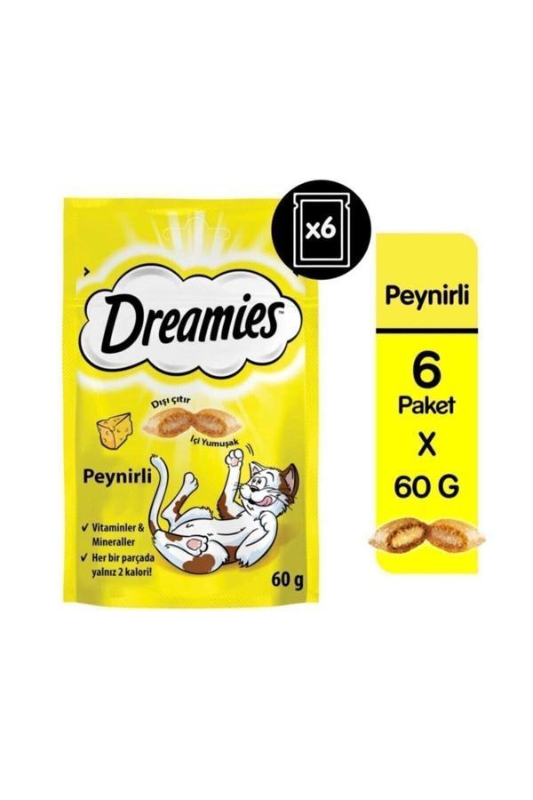 Dreamies Peynirli Kedi Ödül Maması 60 Gr 6 Adet - Image 1