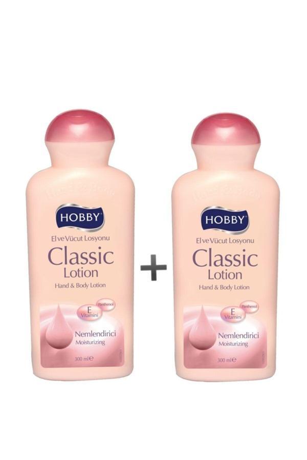 Hobby Classic Lotion Nemlendirici El Ve Vücut Losyonu 300 Ml X 2 Adet - Image 1