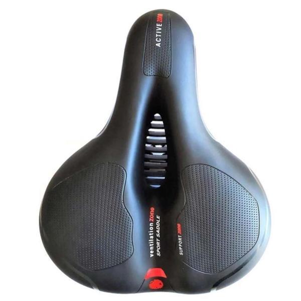 Konforlu Yumuşak City Bike Sele – Hava Kanallı Tasarım 25x18.5 cm - Image 1