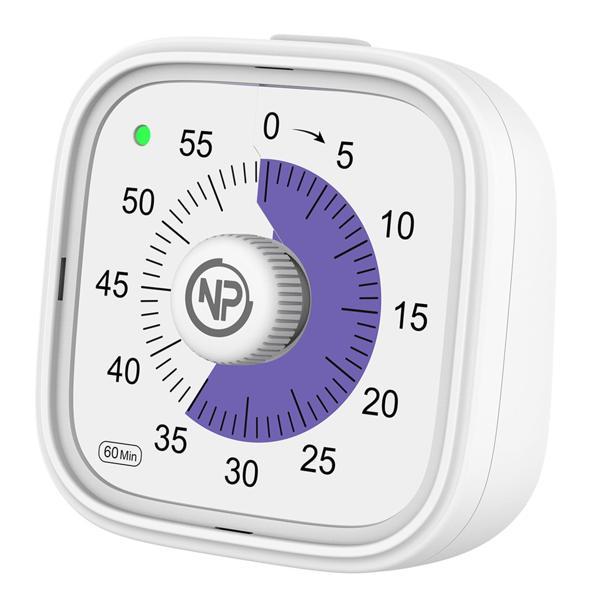 NPO NPT31B Mutfak,Ders,Yemek için 60dk Analog Alarm Zamanlayıcı,Pomodoro Öğrenci Motivasyon Saati - Image 1