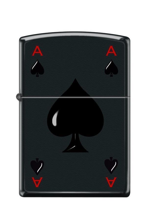 Zippo Çakmak 218-096641 Black Ace - Image 1