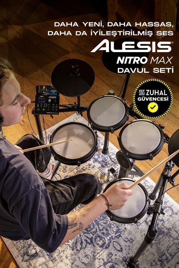 Alesıs Nitro Max 8 Parça Elektronik Davul Seti - Bluetooth Ve Bfd Sesleri Dahil - Image 1