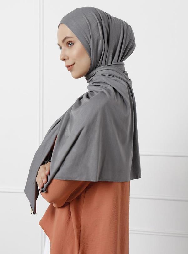 Schaless Likralı Penye Şal  - Image 1