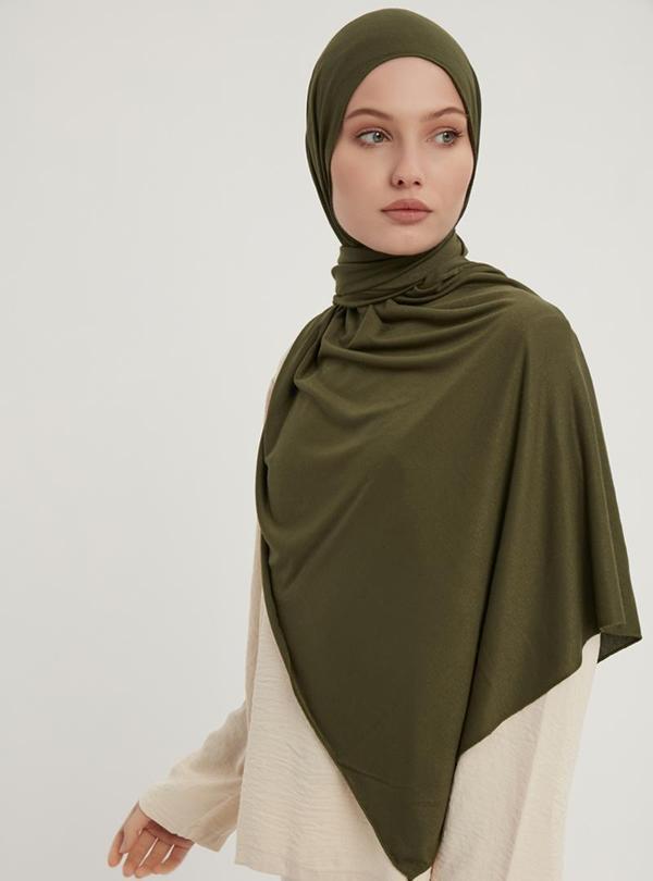 Schaless Likralı Penye Şal  - Image 1