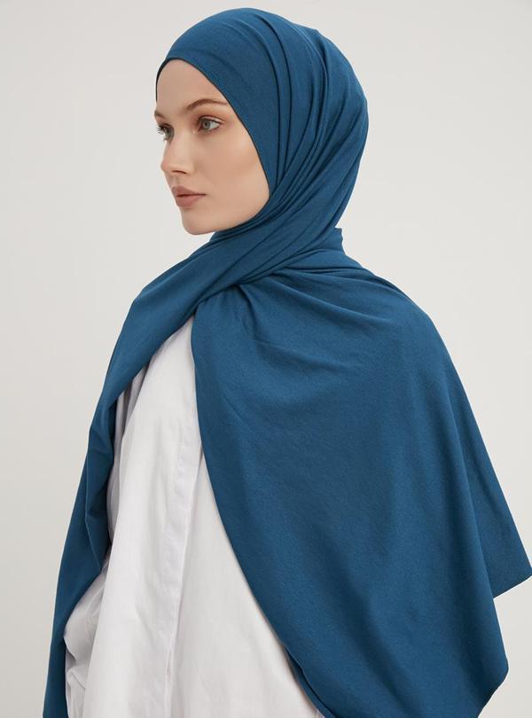 Schaless Likralı Penye Şal  - Image 1