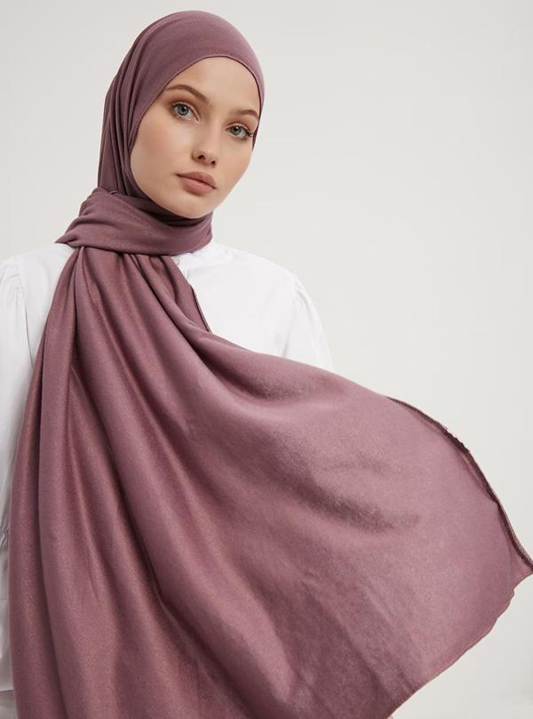 Schaless Likralı Penye Şal  - Image 1