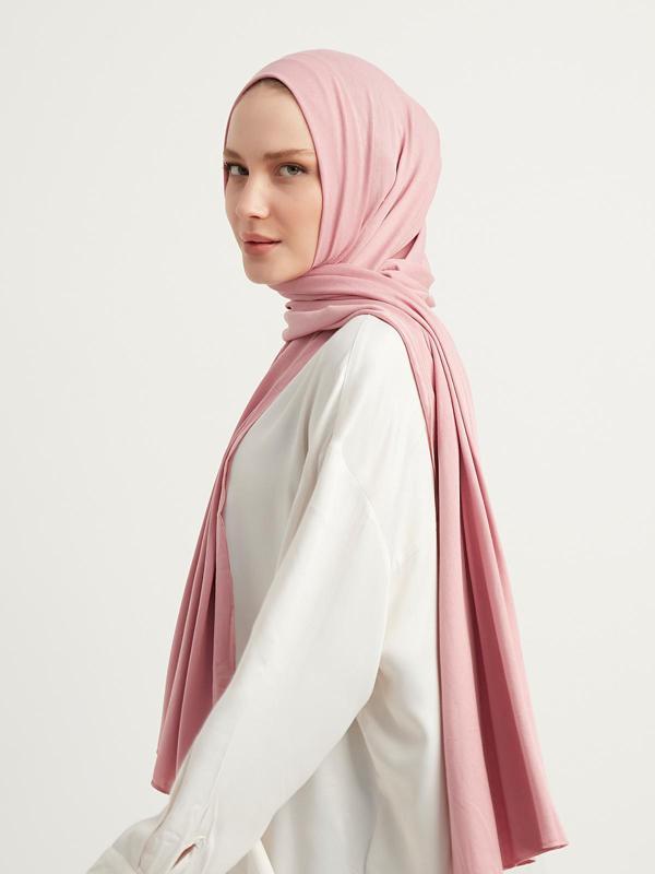 Schaless Likralı Penye Şal  - Image 1