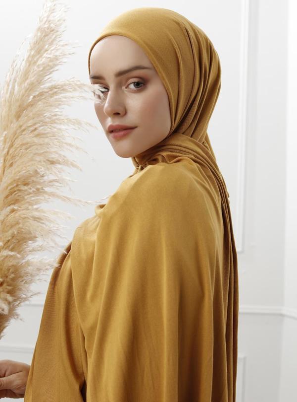 Schaless Likralı Penye Şal  - Image 1