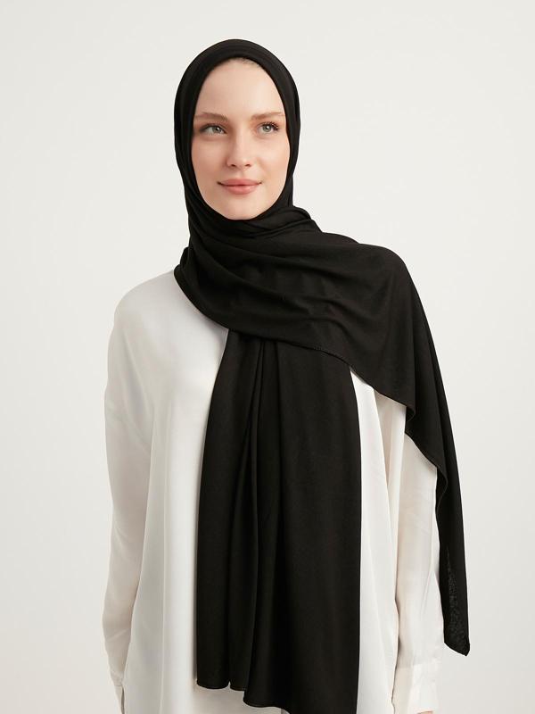 Schaless Likralı Penye Şal  - Image 1