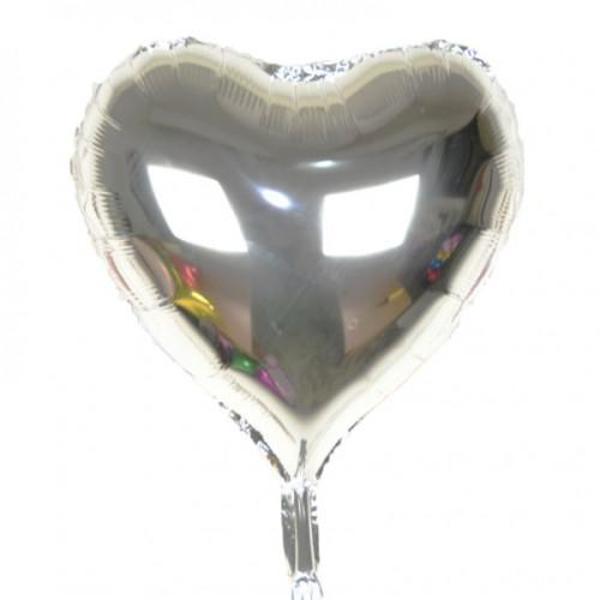 Büro Ev Ofis Etkinik Balonları için 80CM Silver Uçan Folyo Balon - Image 1