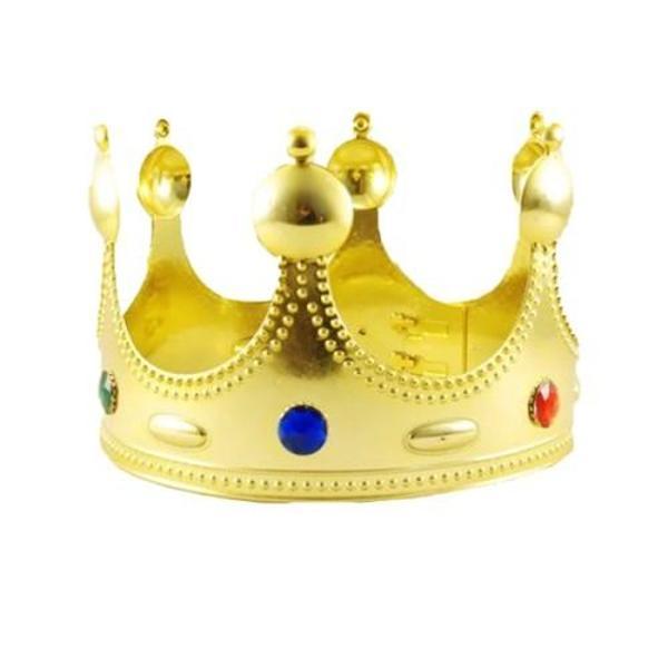 Büro Ev Ofis Etkinlik Gösteri Kral Kostüm Tacı için Yetişkin Kral Taç - Image 1