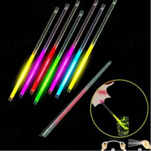 Büro Ev Ofis Etkinik Süsleri için 3ADET 3RENK Karanlıkta Parlayan Fosforlu Glow Pipet Seti - Image 1