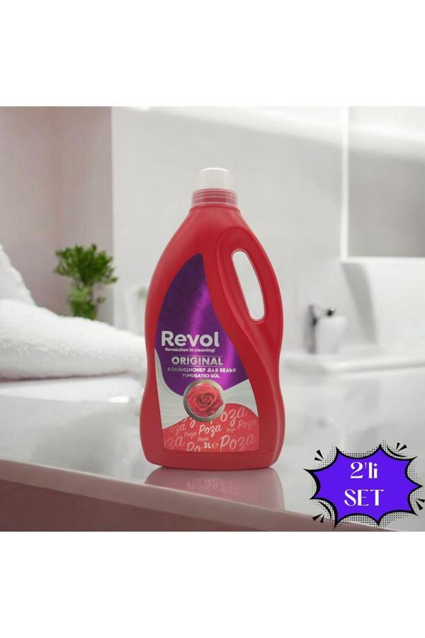 Revol Çamaşır Yumuşatıcısı Gül Kokulu 2'Li Set - Image 1